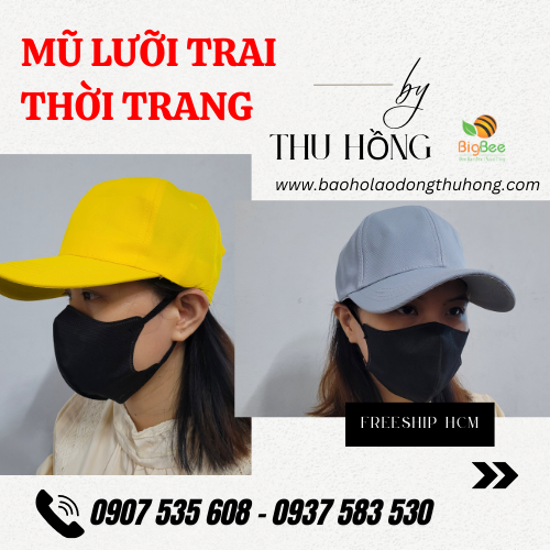 Mũ lưỡi trai giá rẻ bảo vệ đầu cho nam và nữ