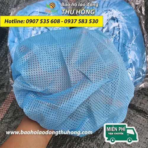 Mũ lưới trùm đầu giá rẻ màu xanh loại đẹp Mũ lưới trùm đầu giá rẻ màu xanh loại đẹp