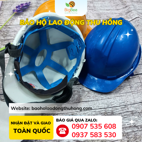 Mũ nhựa bảo hộ Bảo Bình khoá vặn Mũ nhựa bảo hộ Bảo Bình giá sỉ cho công trình TPHCM