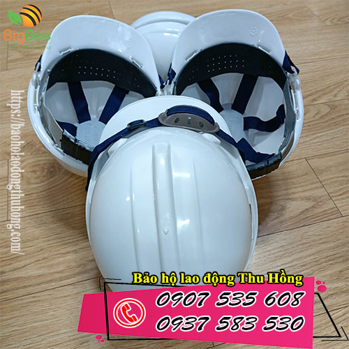 Mũ-nón bảo hộ công trường màu trắng