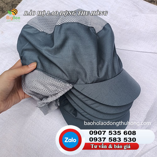 Mũ nón vải trùm tóc công nhân Thu Hồng  Mũ nón vải trùm tóc công nhân Thu Hồng