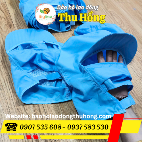 Mũ thuỷ sản vải kate silk có lưỡi trai che trước Mũ thuỷ sản vải kate silk có lưỡi trai che trước