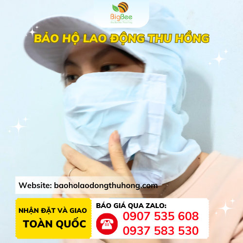 Mũ trùm đầu thuỷ sản Mũ trùm đầu thuỷ sản dùng nhiều lần