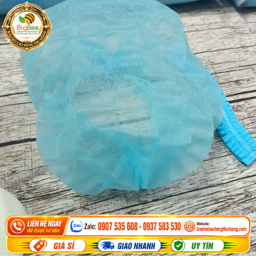 Mũ trùm đầu y tế màu xanh mũ con sâu Mũ trùm đầu y tế màu xanh mũ con sâu