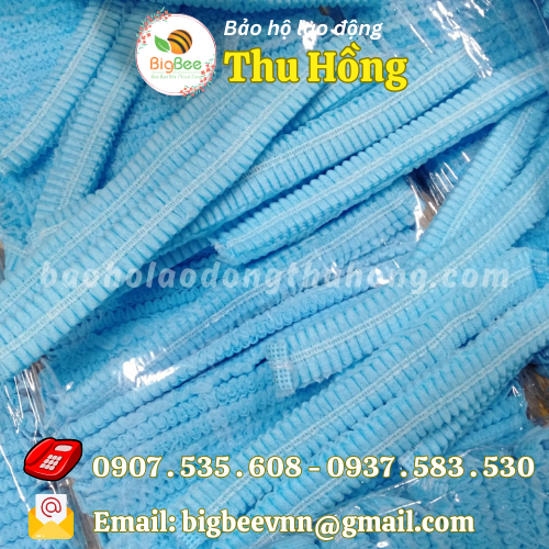 Mũ trùm tóc con sâu trong y tế, phòng sạch Mũ trùm tóc con sâu trong y tế, phòng sạch