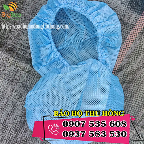 mũ trùm tóc thực phẩm bằng vải lưới thoáng mát