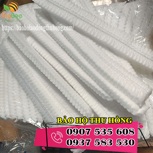 Mũ trùm tóc vải không dệt