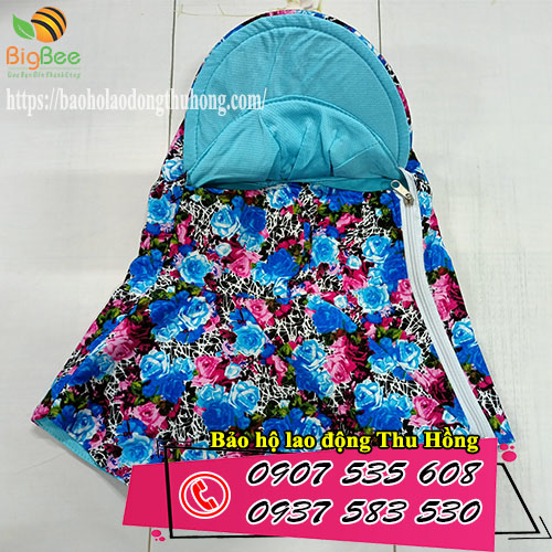mũ vải che nắng khóa kéo