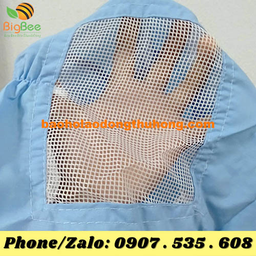 mũ vải trùm tóc thủy sản có khẩu trang vải kate silk