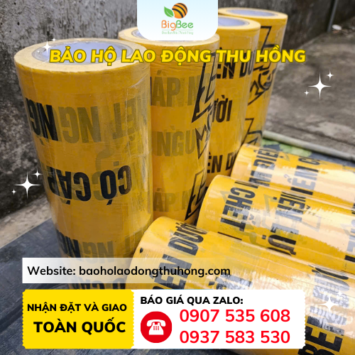Băng rào cảnh báo cáp ngầm nguy hiểm bản rộng 30cm Mua bán sỉ lẻ băng rào cảnh báo cáp ngầm khổ 30cm tại TPHCM