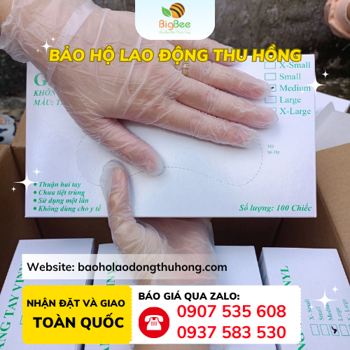 Găng tay Vinyl trong suốt Mua online găng tay Vinyl trong suốt giá sỉ, chính hãng