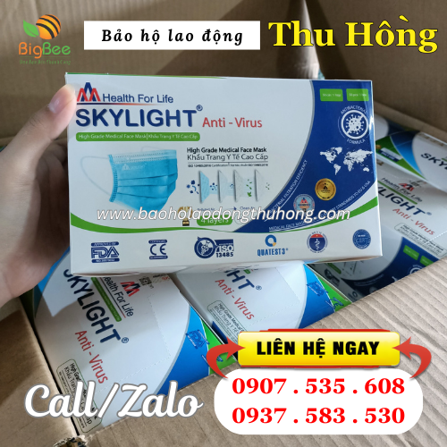 Mua sỉ khẩu trang 4 lớp kháng khuẩn Skylight ở đâu Mua sỉ khẩu trang 4 lớp kháng khuẩn Skylight ở đâu