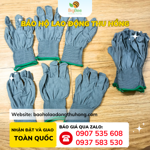 Nguồn găng tay thun xám có viền giá rẻ tận xưởng TPHCM Nguồn găng tay thun xám có viền giá rẻ tận xưởng TPHCM