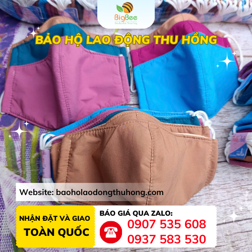 Khẩu trang vải 2 lớp giá sỉ rẻ tại Thu Hồng Nguồn hàng khẩu trang vải 2 lớp chống nắng giá sỉ rẻ