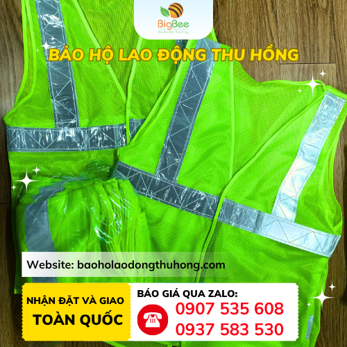 Áo phản quang lưới  Thu Hồng - Nguồn sỉ áo phản quang lưới đủ màu - giá sỉ tốt nhất