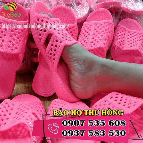 nhà bán sỉ dép nhựa tổ ong màu hồng đi siêu nhẹ chân tại TPHCM
