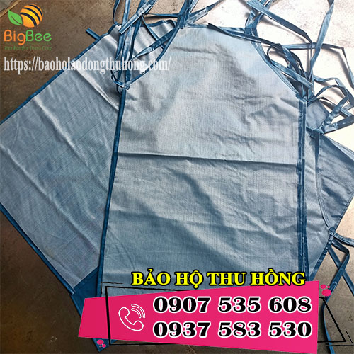 nhà cung cấp tạp dề nhựa xanh PVC chống thấm