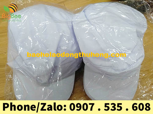 thu hồng là nhà phân phối giá sỉ nón trắng trùm đầu thủy sản tại xưởng