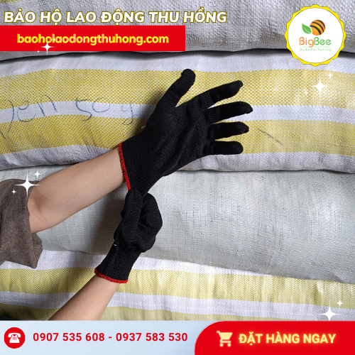Nhập găng tay len poly đen 50g giá sỉ tại Thu Hồng Nhập găng tay len poly đen 50g giá sỉ tại Thu Hồng