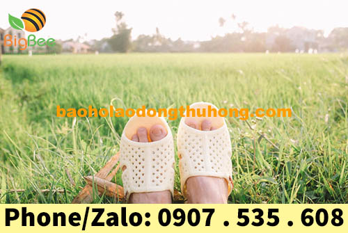 dép tổ ong đơn giản, thuận tiện, dễ sử dụng mọi lúc mọi nơi