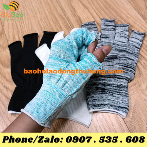 nơi bán buôn găng tay phượt hở ngón chống đen da, size nam nữ rẻ tại TPHCM