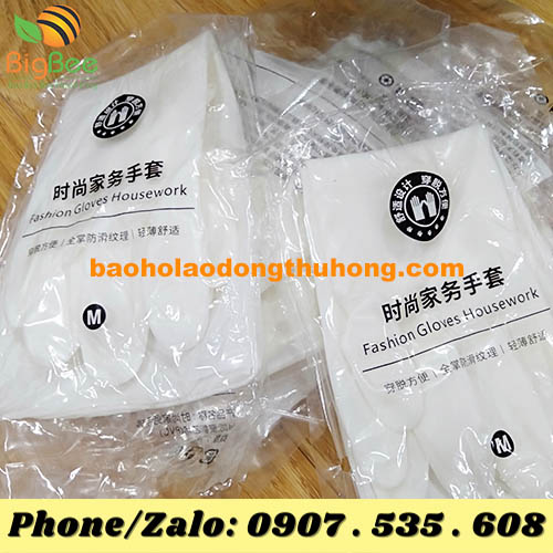 nơi bán găng tay cao su trắng đục siêu dai, chống hóa chất cao cấp