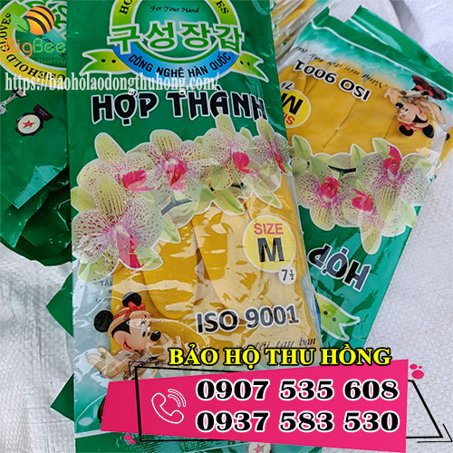 nơi bán sỉ găng tay cao su Hợp Thành chống hóa chất