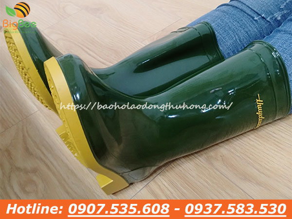 Nơi bán sỉ ủng đi mưa Thùy Dương màu rêu