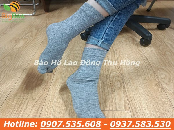 nơi bán vớ xỏ ngón màu xám giá rẻ, miễn phí giao TPHCM