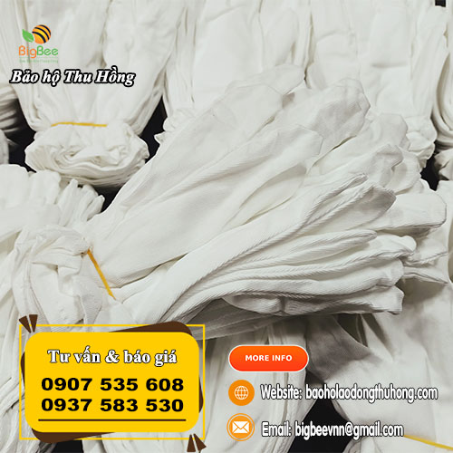 Nơi mua găng tay vải thun trắng L+4 giá rẻ Nơi mua găng tay vải thun trắng L+4 giá rẻ
