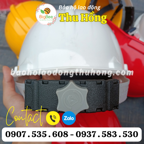 Nón bảo hộ lao động Thùy Dương có núm vặn 02 Nón bảo hộ lao động Thùy Dương có núm vặn 02