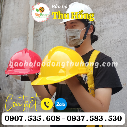 Nón bảo hộ lao động Thùy Dương có núm vặn cao cấp Nón bảo hộ lao động Thùy Dương có núm vặn cao cấp