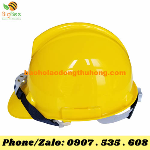nón bảo hộ màu vàng loại có núm vặn