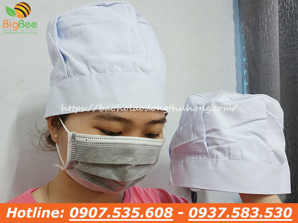 nón bếp trưởng, nón đầu bếp giá sỉ rẻ