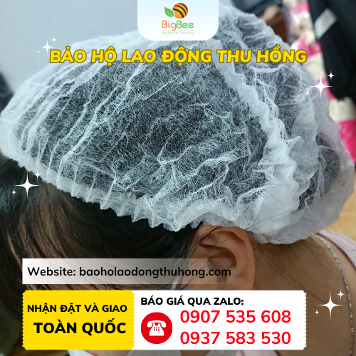 Nón con sâu phòng sạch Nón con sâu phòng sạch đội đấu sử dụng một lần