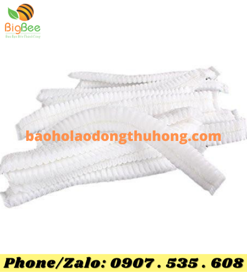 nón con sâu trắng dùng cho spa, thẩm mỹ viện giá sỉ