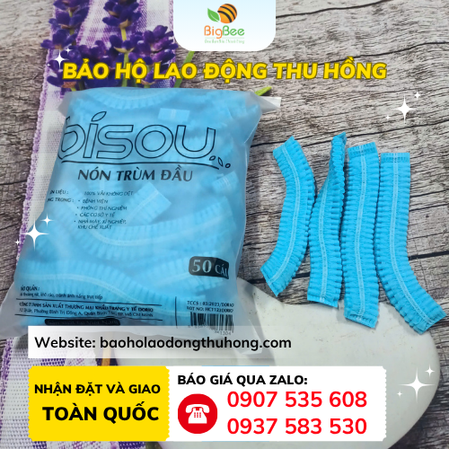 Nón con sâu y tees BISOU màu xanh Nón con sâu y tees BISOU màu xanh