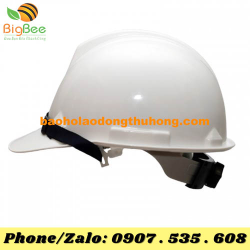 nón công trình màu trắng