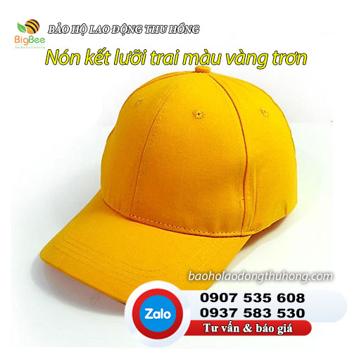 Nón kết màu vàng trơn size nam nữ Nón kết màu vàng trơn size nam nữ