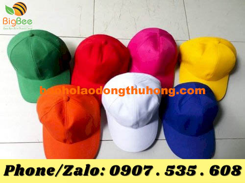 nón kết trơn - mũ lưỡi trai nhiều màu
