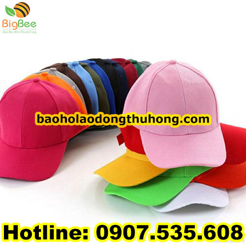 nón kết vải trơn