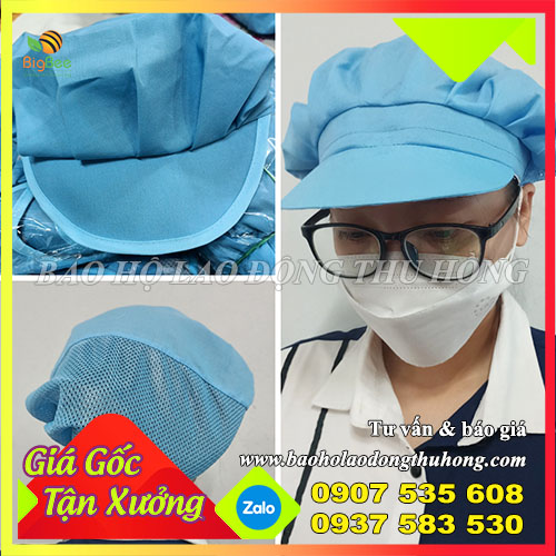 Nón kết xếp ly phối lưới bao trùm tóc gọn gàng Nón kết xếp ly phối lưới bao trùm tóc gọn gàng