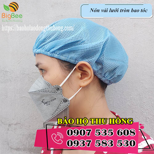 Nón lưới bao tóc công nhân sản xuất chế biến
