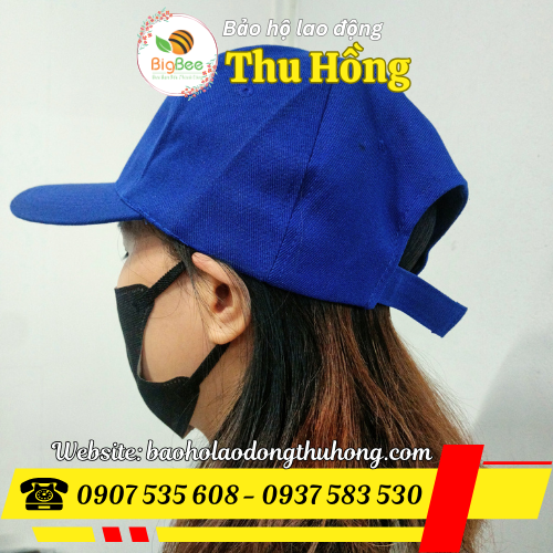 Nón lưỡi trai trơn vải kaki cotton