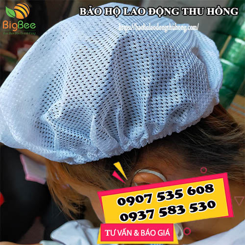 nón lưới trùm tóc cho công nhân thực phẩm giá rẻ nón lưới trùm tóc cho công nhân thực phẩm giá rẻ
