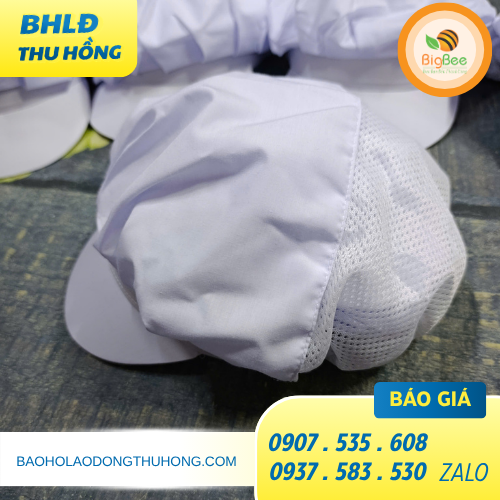 Nón lưới trùm tóc xếp ly may số lượng lớn Nón lưới trùm tóc xếp ly may số lượng lớn