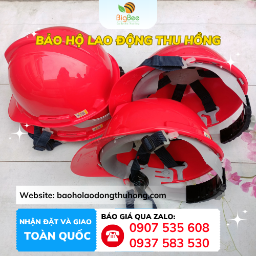Nón bảo hộ lý tưởng cho kỹ thuật viên, bảo trì, công trình Nón nhựa bảo hộ Thuỳ Dương có nút vặn cho công nhân công trình