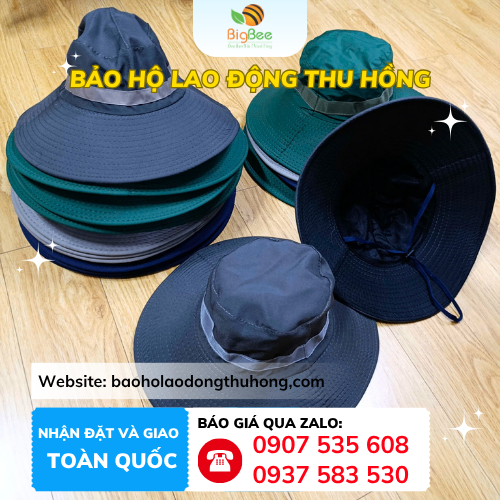 Nón tai bèo cho công nhân làm ngoài trời Nón tai bèo cho công nhân làm ngoài trời