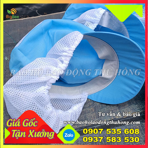 Nón thực phẩm phối lưới trùm tóc Nón thực phẩm phối lưới trùm tóc