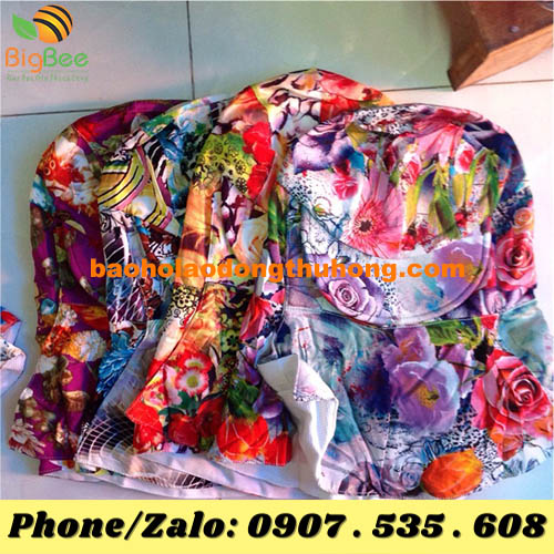 nón vải che đầu chống nắng nhiều màu